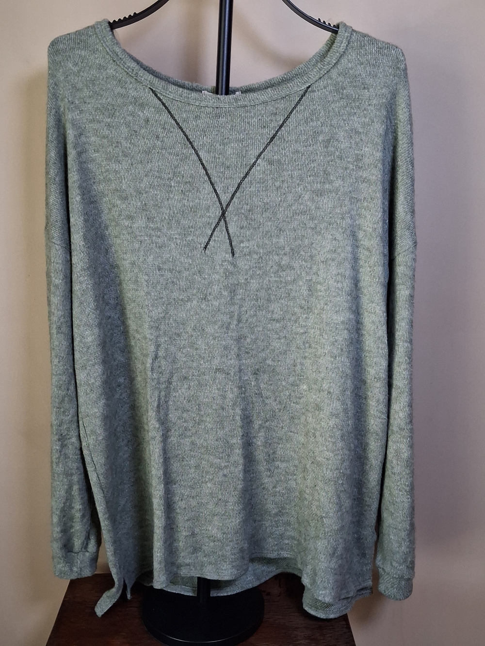Entro Women's NWT Lightweight Green Thermal Tunic Top; Size M